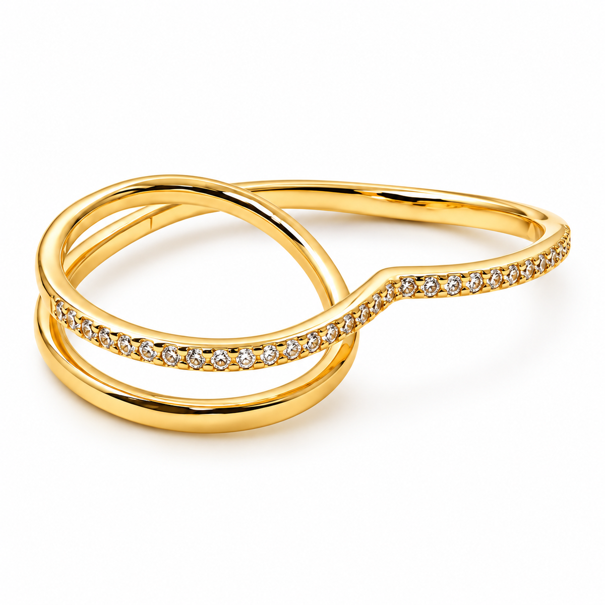 Infinity Pavé Ring