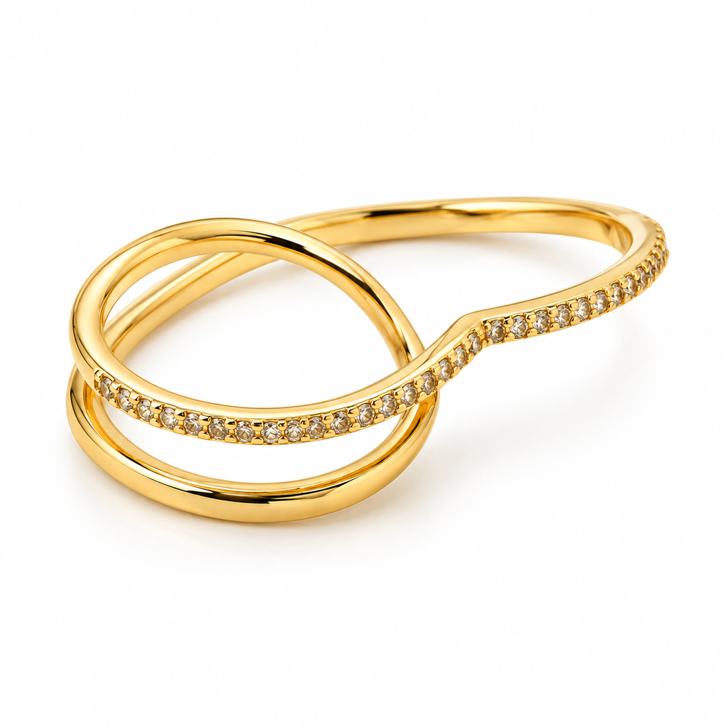 Infinity Pavé Ring