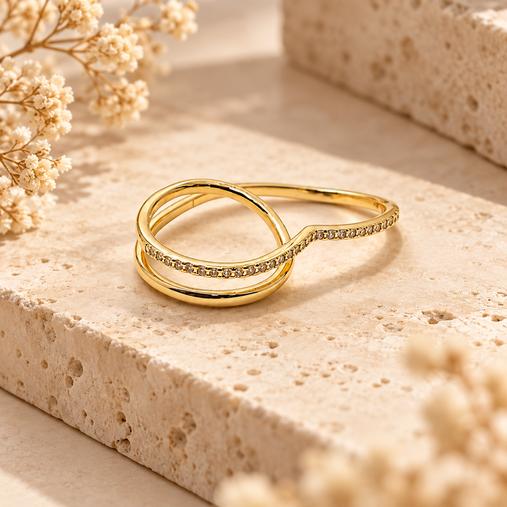 Infinity Pavé Ring